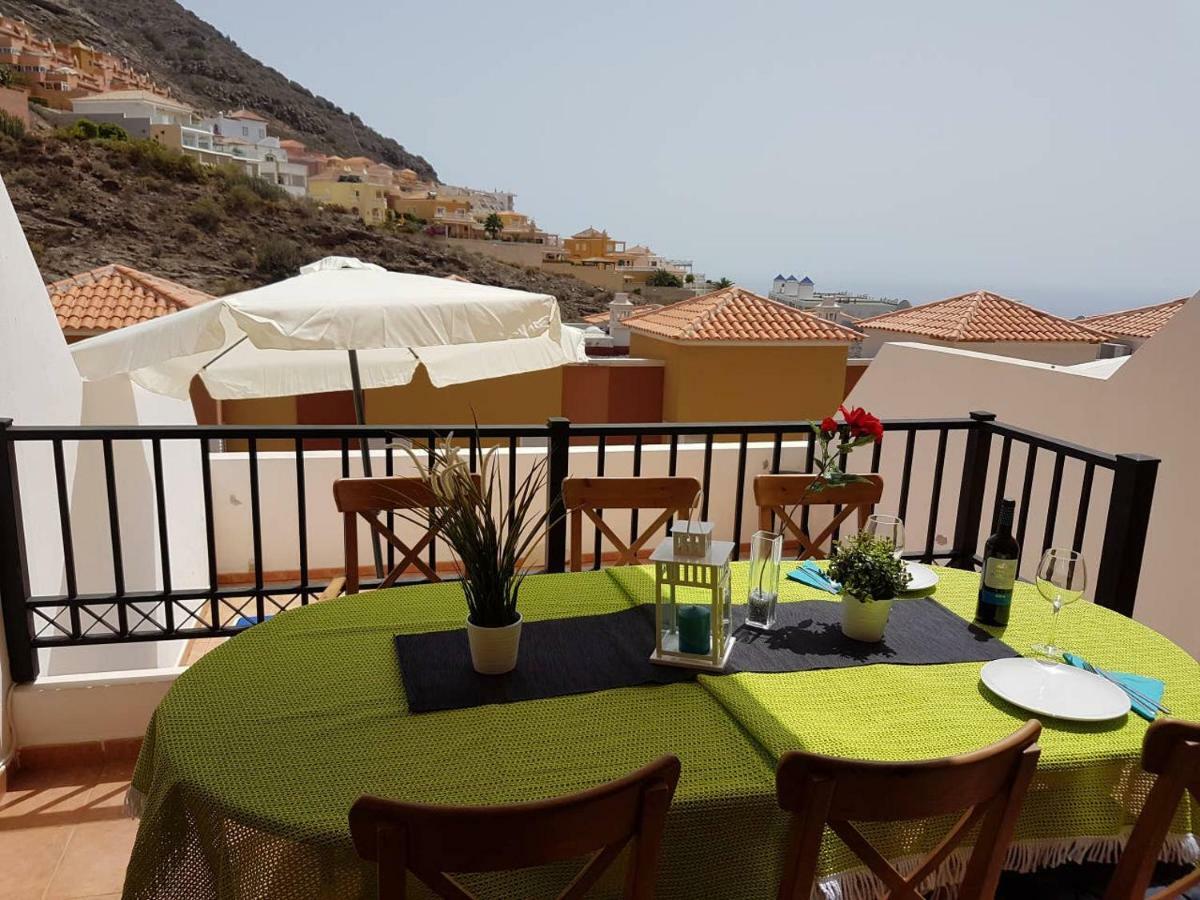 Villa Roque Del Conde With Fantastic Sea View, Terrace, Pool, Wifi, Sat-Tv, Garage Costa Adeje  Buitenkant foto