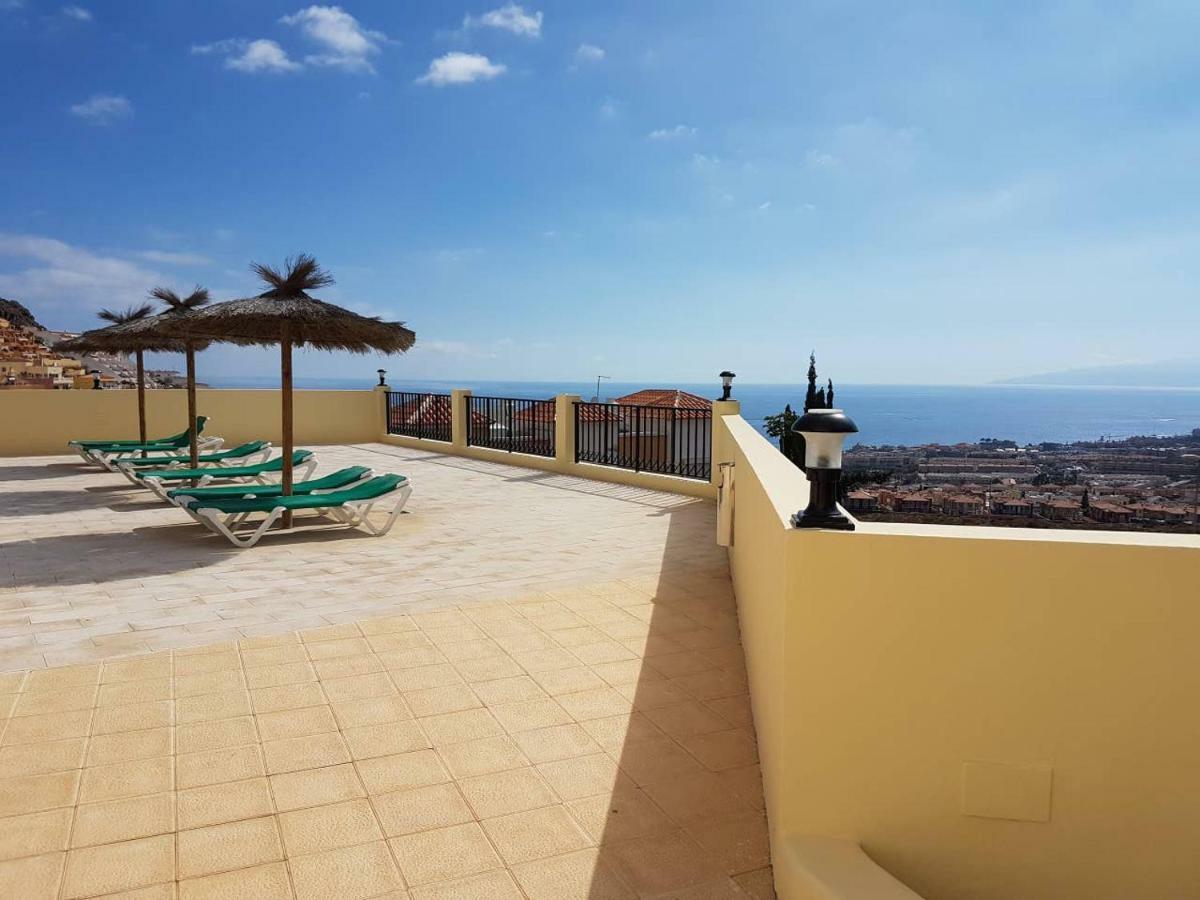 Villa Roque Del Conde With Fantastic Sea View, Terrace, Pool, Wifi, Sat-Tv, Garage Costa Adeje  Buitenkant foto