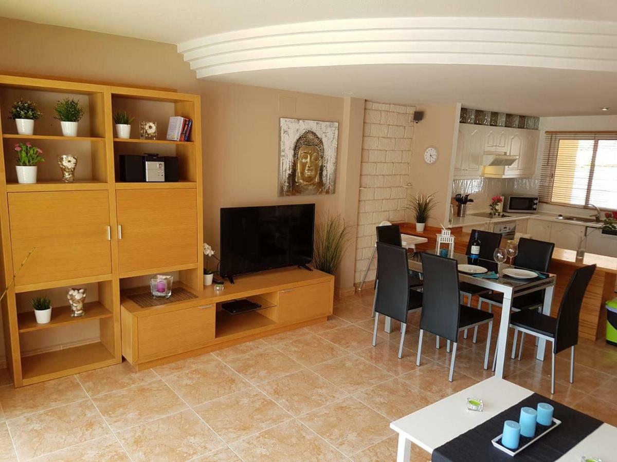 Villa Roque Del Conde With Fantastic Sea View, Terrace, Pool, Wifi, Sat-Tv, Garage Costa Adeje  Buitenkant foto